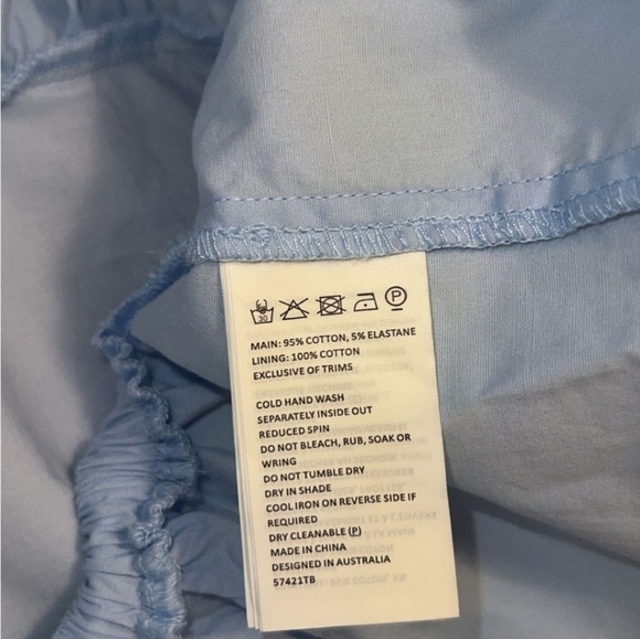 🆕️ Brand new Bardot Puff-Sleeve Poplin Peplum Top - Picture 5 of 5